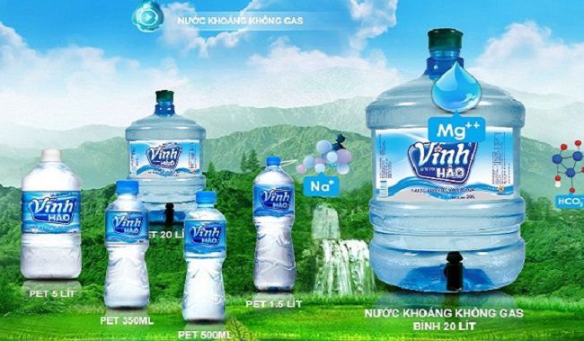 Nước khoáng vĩnh hảo tốt cho sức khỏe