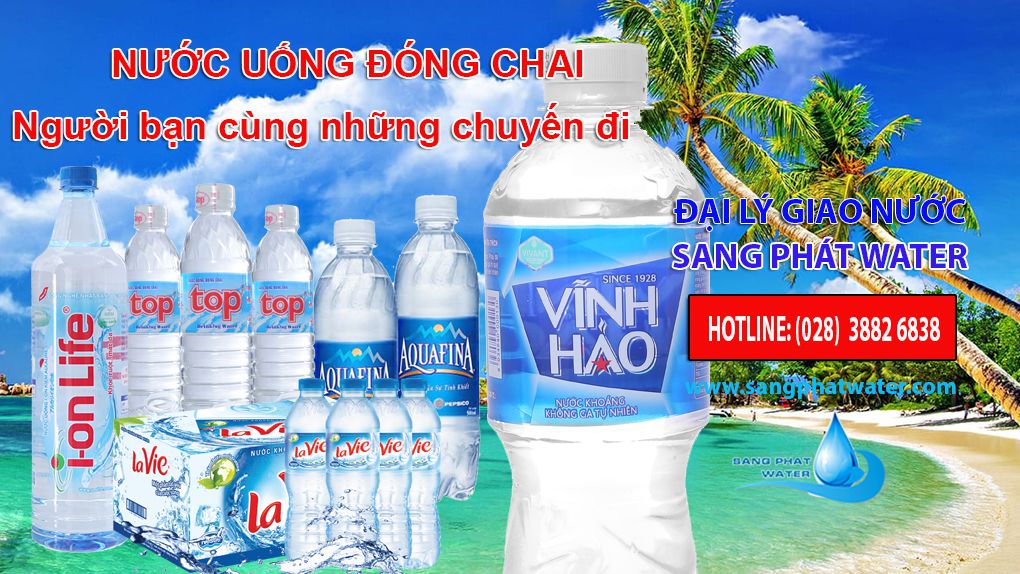 Các loại nước uống đóng chai quận Bình Thạnh